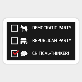 Critical-Thinker 2.0 Sticker